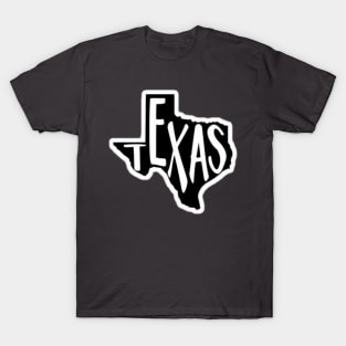 Black & White Texas T-Shirt